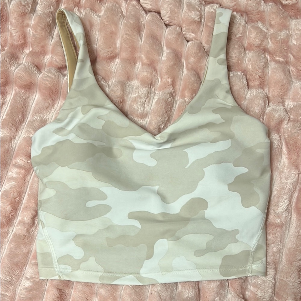 Target Beige Camouflage Tank Top